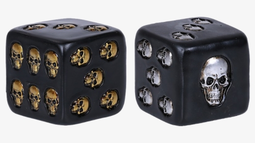 Set Of 2 Skull Dice - Skull Dice Png, Transparent Png, Free Download