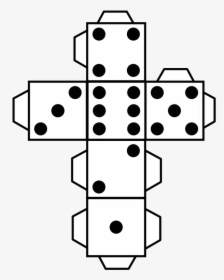 Printable Die Dice Svg Clip Arts - Net Of A Dice, HD Png Download, Free Download