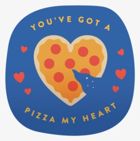 Pizza My Heart Sticker - Card Pizza My Heart, HD Png Download, Free Download