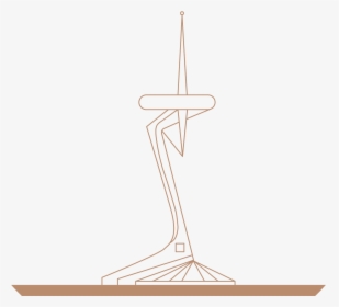 Simple Coat Hanger Large 900p - Drawing Of A Hanger, HD Png Download ...