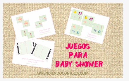 Juegos Para Baby Shower - Paper, HD Png Download, Free Download