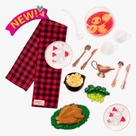 Festive Feast Turkey Dinner Set For 18-inch Dolls - Our Generation Festive Feast, HD Png Download, Free Download