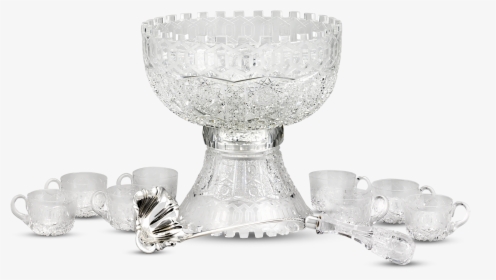 Alhambra Brilliant Period Cut-glass Punch Bowl Set - Still Life Photography, HD Png Download, Free Download