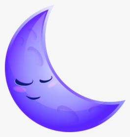 Sleepy Moon, HD Png Download, Free Download