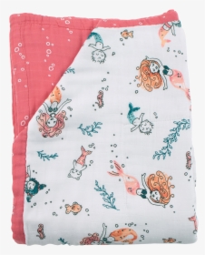 Mermaid Bubbles Luxury Muslin Super Snuggle Blanket - Blanket, HD Png Download, Free Download