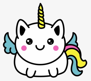 Kawaii Outlines Outline Cartoon Cartoons Unicorn Unicor - Outline Picture Of Cartoons, HD Png Download, Free Download