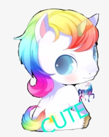 Pegasus Cute Cartoon Unicorn , Png Download - Kawaii Rainbow Cute Unicorn, Transparent Png, Free Download
