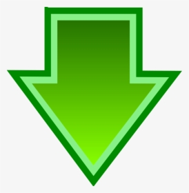 Simple Green Download Arrow - Red Down Arrow Transparent, HD Png Download, Free Download