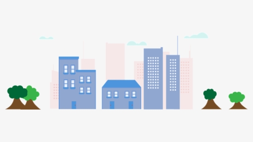 City, Skyscrapers, Metropolis, Skyline - Ilustrasi Gedung Png, Transparent Png, Free Download