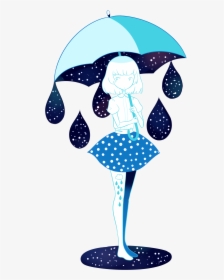 Girl With Umbrella Drawing Tumblr, HD Png Download, Free Download