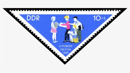 Stamps Of Germany 1964, Minr 1045 - Ddr Triangle Stamp V Pionier Treffen, HD Png Download, Free Download
