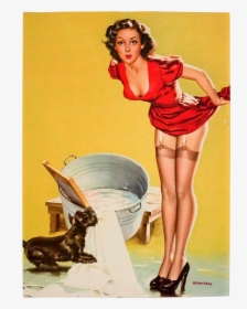 Clip Art 1950s Pin Up Art - Arnold Armitage Pin Up Art, HD Png Download, Free Download
