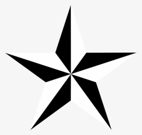 Nautical Star Picture - 5 Point 3d Star, HD Png Download, Free Download