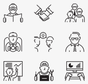 People Working Icon, HD Png Download, Free Download