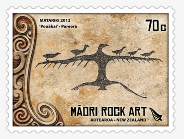 Maori Rock Art Stamps, HD Png Download, Free Download