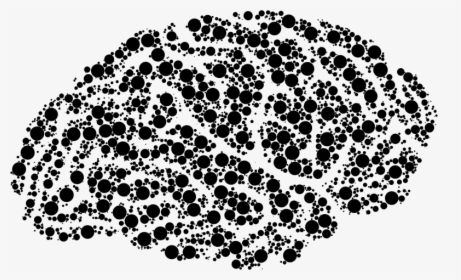 Brain Silhouette Circles Type Ii - Illustration, HD Png Download, Free Download