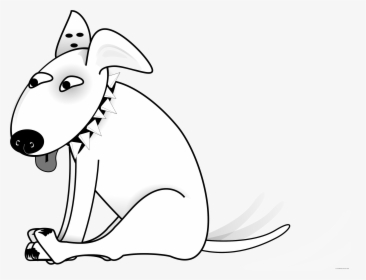 Dog Animal Free Black White Clipart Images Clipartblack, HD Png Download, Free Download