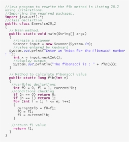 Fibonacci Using Iteration Java, HD Png Download, Free Download