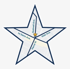 5 Points Map - Transparent Star Shape Png, Png Download, Free Download