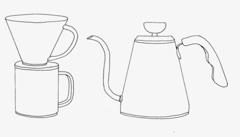 Tpc Illustrations Coffeesetup - Line Art, HD Png Download, Free Download
