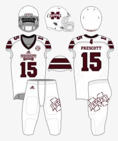 Picture - Mississippi State Bulldogs Uniform, HD Png Download, Free Download