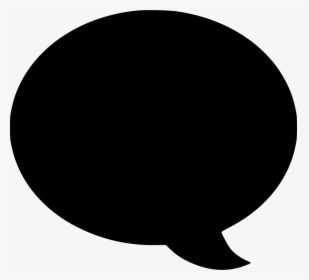 Thoughtbubble - One Black Dot Transparent Background, HD Png Download, Free Download