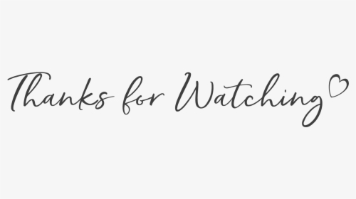 Thanks for watching ! - YouTube