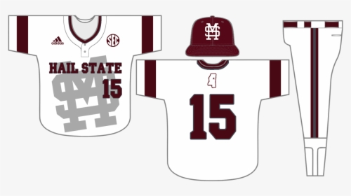 Arguably The Worst Baseball Uniforms In Mississippi - Mississippi State University Baseball, HD Png Download, Free Download