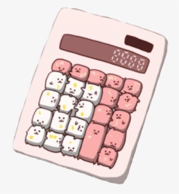 Sticker Cute Cuteface Tierno Calculator Calculadora - Cute Calculator Png, Transparent Png, Free Download