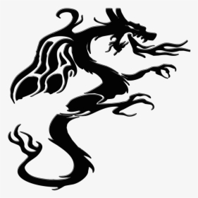 Dragon, Monster, Mythical Creature, Myth, Silhouette - シルエット 神話, HD Png Download, Free Download