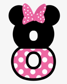 Letters Clipart Minnie Mouse - Numero 5 Minnie Png, Transparent Png ...