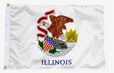 Illinois State Flag - Animated Illinois State Flag, HD Png Download, Free Download