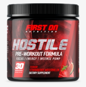 Hostile Bottle - Bodybuilding Supplement, HD Png Download, Free Download