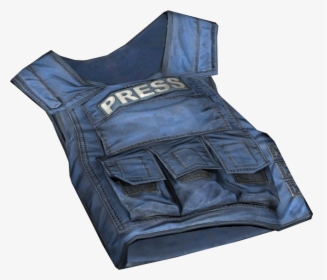 Blue Press Vest - Press Bulletproof Vest Png, Transparent Png, Free Download