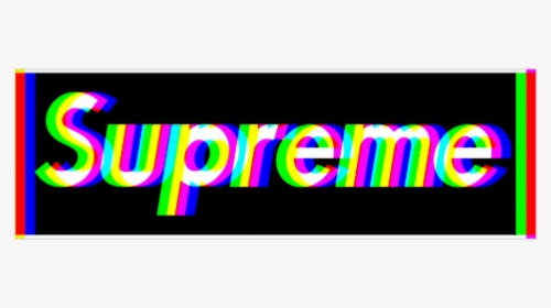 Supreme Png Tumblr - Supreme Logo Glitch Png, Transparent Png, Free Download