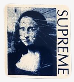 Supreme Mona Lisa Sticker, HD Png Download, Free Download