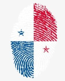 Panamá, Bandera, Huella Digital, País, Orgullo - Panama Flag Fingerprint, HD Png Download, Free Download