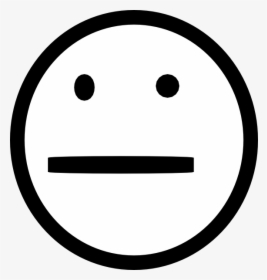Black And White Meh Face, HD Png Download, Free Download