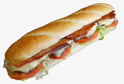 12 Inch Bacon Cheeseburger Sub, HD Png Download, Free Download