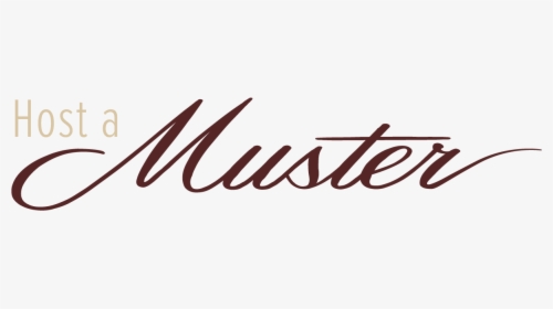 Host A Muster - Calligraphy, HD Png Download, Free Download
