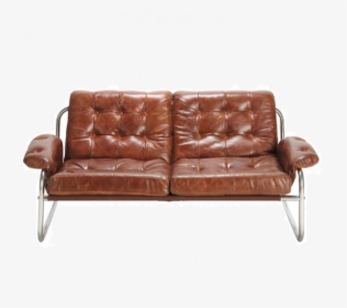 2 Seater Vintage Leather Sofa, HD Png Download, Free Download