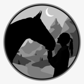 Mountain River Youth Ranch Icon For 2015 Redesigned - Mountain And Horse Icon, HD Png Download, Free Download