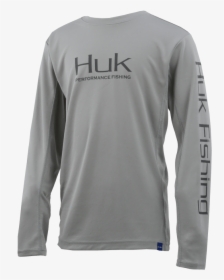 Huk Youth Icon X Long Sleeve Shirt"  Class= - Long-sleeved T-shirt, HD Png Download, Free Download