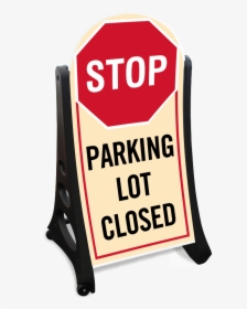 Keep Out Contruction Area Sidewalk Sign Kit - Bcit, HD Png Download, Free Download