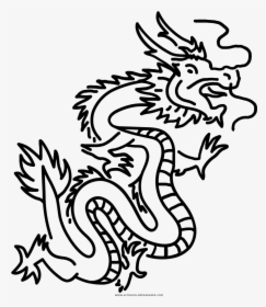 Dragon Coloring Page - Illustration, HD Png Download, Free Download