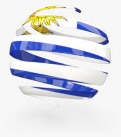 Round 3d Icon - Mapa Uruguay 3 D, HD Png Download, Free Download