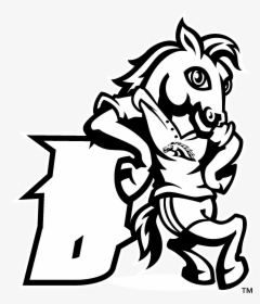 Jpg Free Library Bronco Drawing Black And White - Western Michigan University, HD Png Download, Free Download