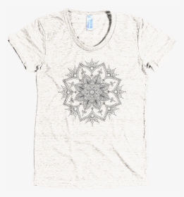 Henna Design American Apparel Tee In Tri-oatmeal - Sticker, HD Png Download, Free Download