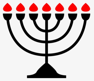 Menorah Vector Silhouette - Circle With Lines Symbol, HD Png Download, Free Download