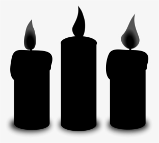 Candle Silhouette - Clip Art, HD Png Download, Free Download